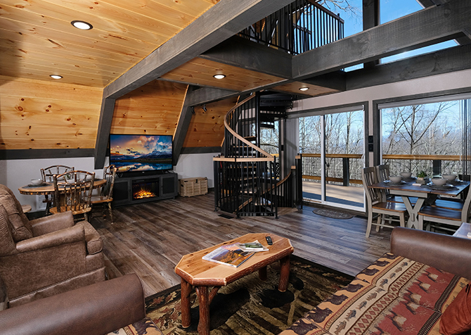 Gatlinburg - Cozy Cub Cave - Living Room