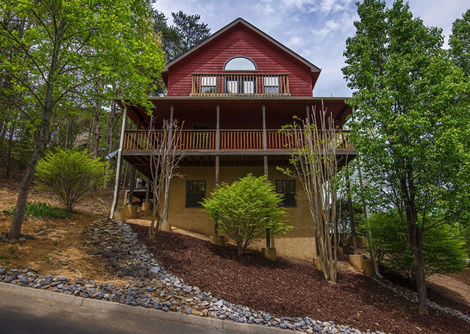 Almost Home Too Exterior Cabin Rental in Pigeon Forge