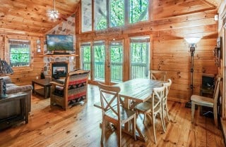 Gatlinburg The Hideaway Living Room