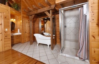 Gatlinburg Cabin - Bear Elegance - Bathroom