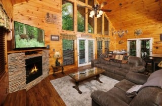 Pigeon Forge - Amazing Grace - Living Room