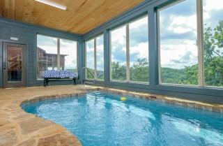 Pigeon Forge Cabin - Big Forest Retreat - Indoor Pool