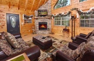 Pigeon Forge Cabin - Hooked On Love - Living Room