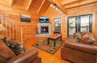 Pigeon Forge - Red Cedar Lodge - Living Room