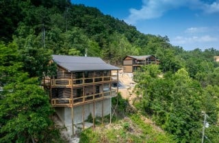 Pigeon Forge Cabin - Smoky View With a Twist - Drone