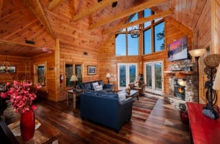 pigeon forge inspiration point living room
