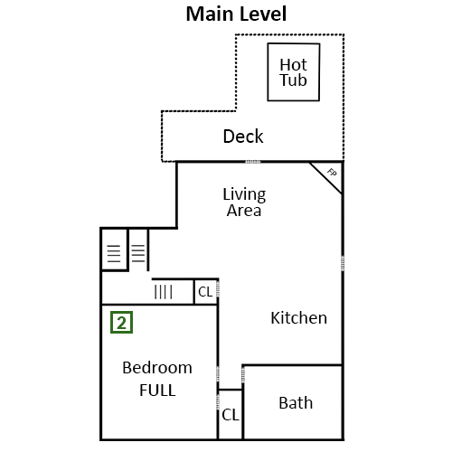 A-Frame Of Mind - Floorplan - Main Level