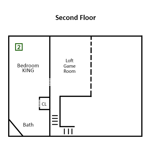 Logged Inn - FloorPlan - Second