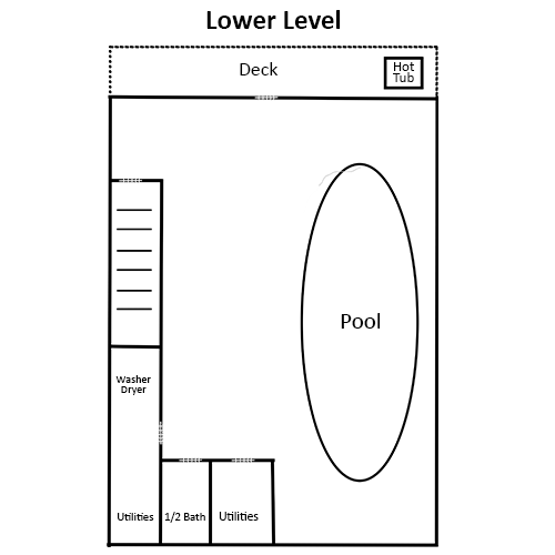 Rustic Waters- Floorplan - Lower
