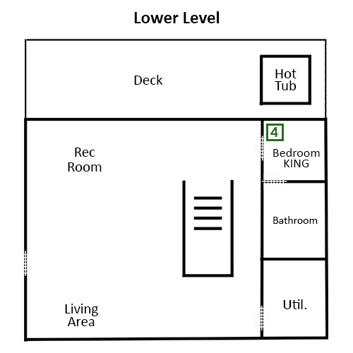 Oakmont Lodge 802 - Floorplan - Lower