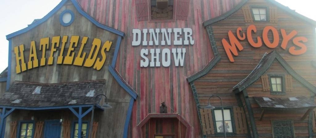The Hatfields & McCoys Dinner Show venue in Pigeon Forge offers a fun-filled feud-themed performance paired with a hearty Southern meal.